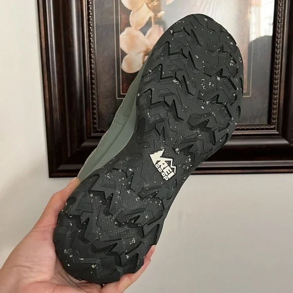 NWT REI Co-op Flash Hiking Boots Women's Dusty Olive/Gray - Picture 4 of 7